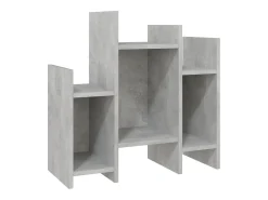 Mueble auxiliar de aglomerado gris hormigón 60x26x60 cm