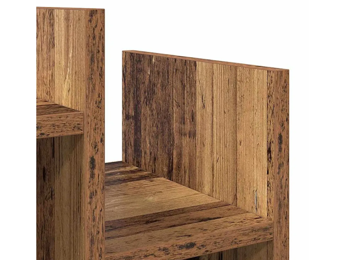Mueble auxiliar Madera antigua 60 x 26 x 60 cm Madera de ingeniería