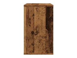Mueble auxiliar madera vieja 60x30x50 cm madera contrachapada