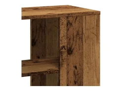 Mueble auxiliar madera vieja 60x30x50 cm madera contrachapada
