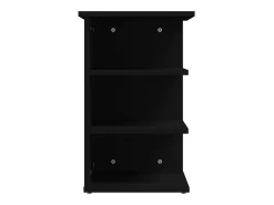 Mueble auxiliar negro 35x35x55 cm Aglomerado