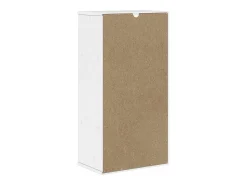 Mueble auxiliar ODDA blanco 40x24x79 cm madera maciza de pino