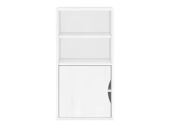 Mueble auxiliar ODDA blanco 40x24x79 cm madera maciza de pino