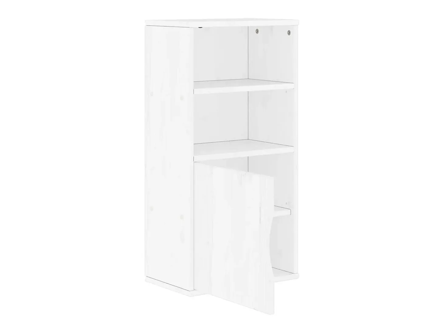 Mueble auxiliar ODDA blanco 40x24x79 cm madera maciza de pino