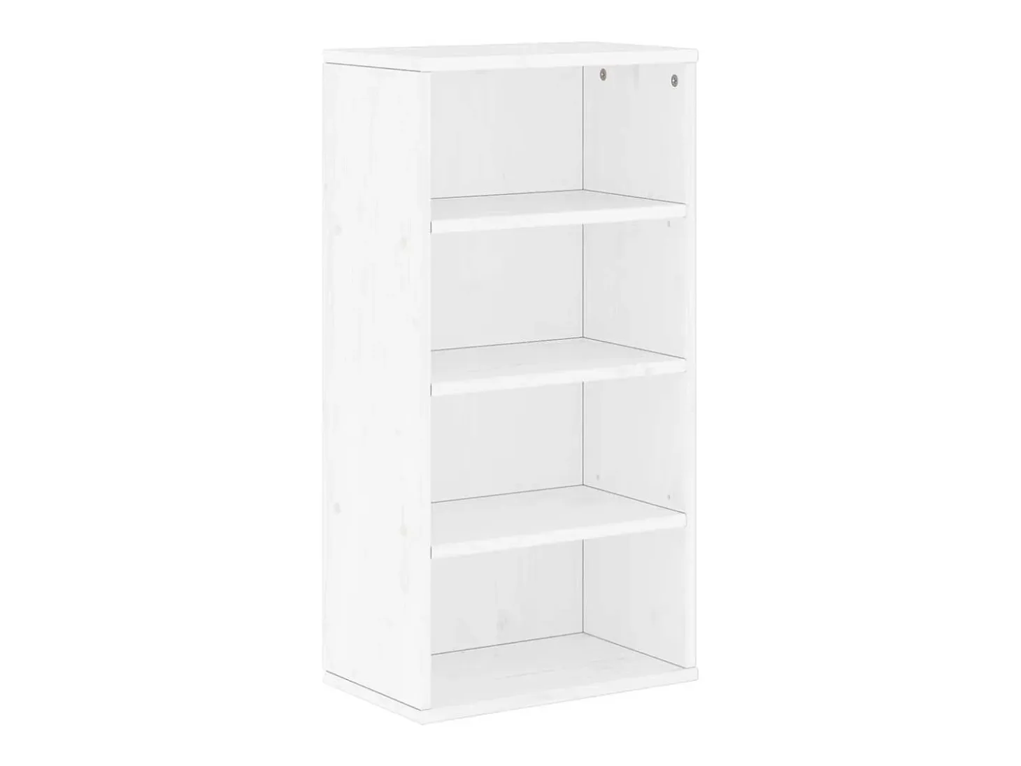Mueble auxiliar ODDA blanco 40x24x79 cm madera maciza de pino