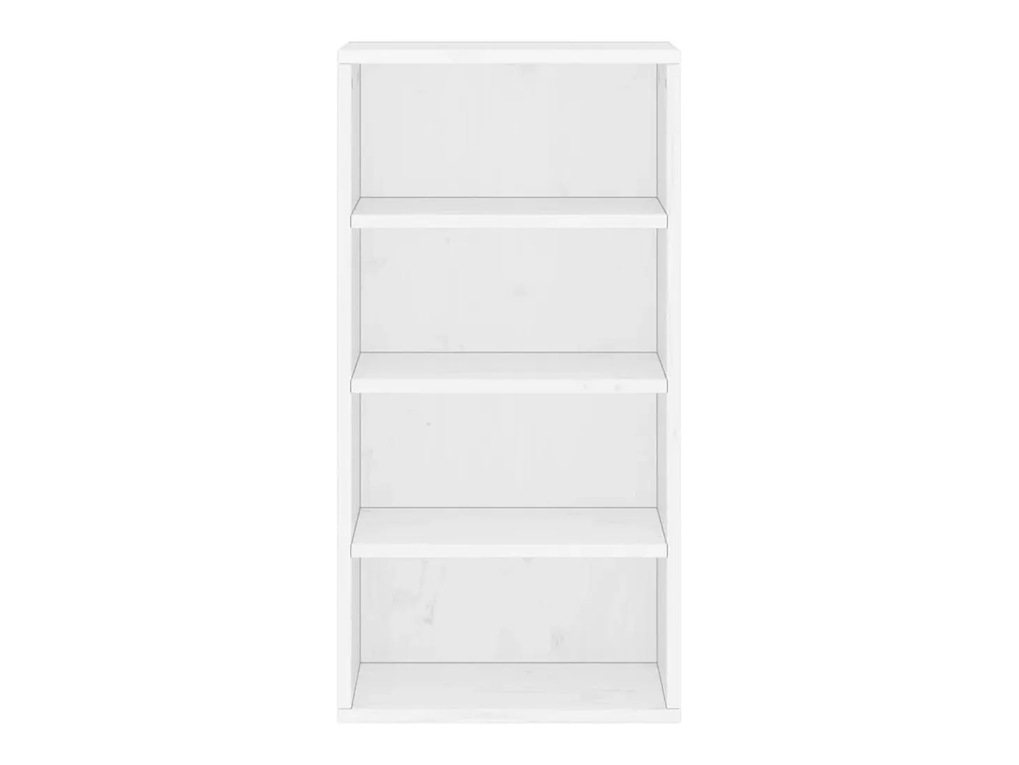 Mueble auxiliar ODDA blanco 40x24x79 cm madera maciza de pino