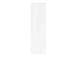 Mueble auxiliar ODDA blanco con cajones 40x24x79 cm madera maciza de pino