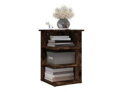 Mueble auxiliar Roble ahumado 35x35x55 cm Madera de ingeniería