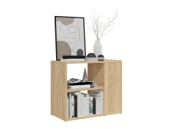 Mueble auxiliar roble Sonoma 60x30x50 cm Madera de ingeniería