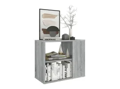 Mueble auxiliar Sonoma gris 60x30x50 cm Madera de ingeniería