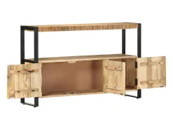 Mueble auxiliar 120x30x75 cm Madera maciza de mango