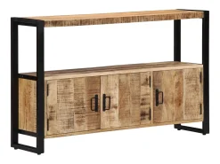 Mueble auxiliar 120x30x75 cm Madera maciza de mango