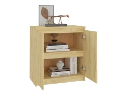Mueble auxiliar 60x36x65 cm madera maciza de pino