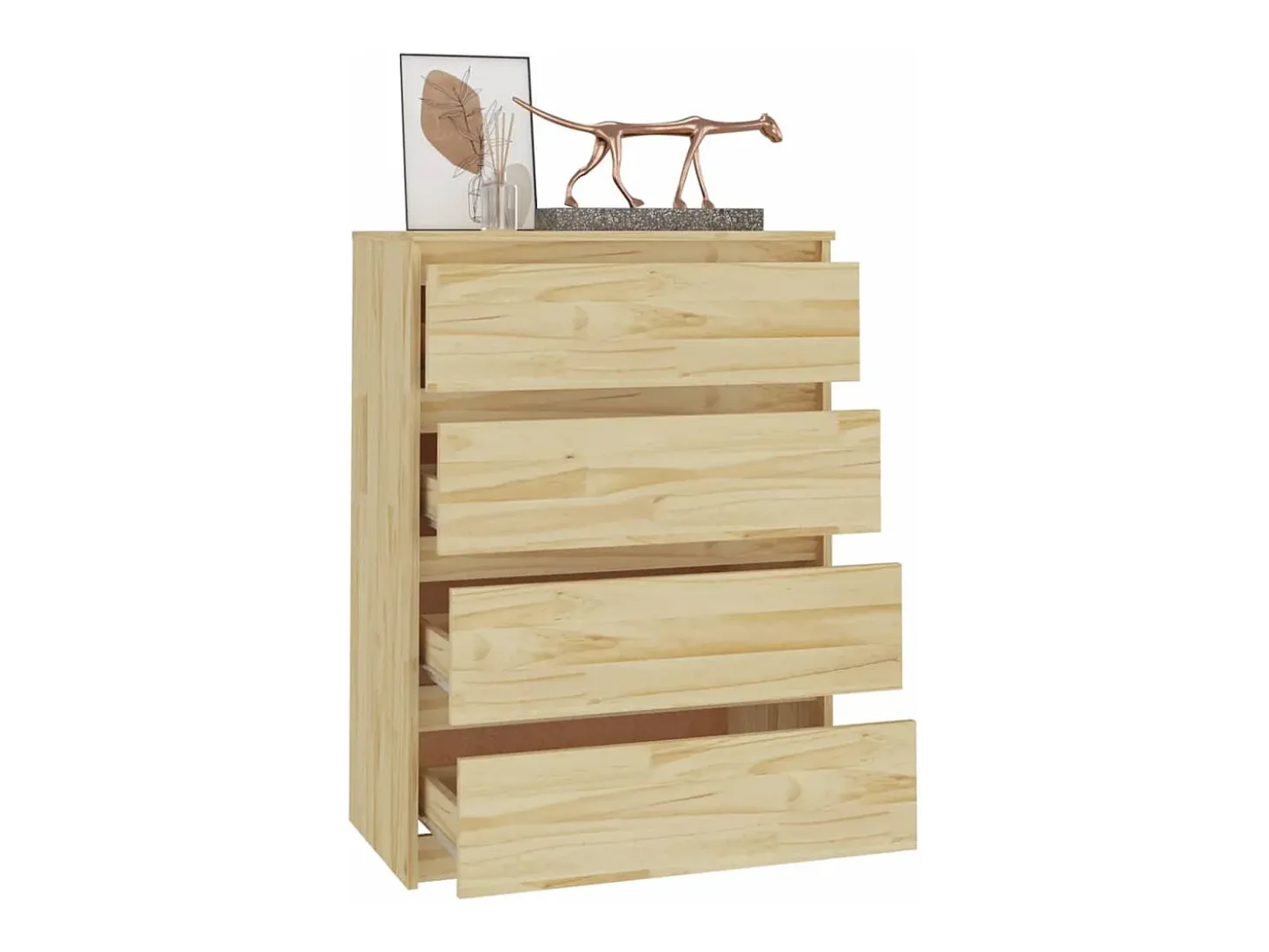 Mueble auxiliar 60x36x84 cm Madera maciza de pino