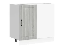 Mueble bajo de cocina Lucca madera contrachapada sonoma gris