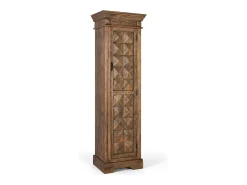 Mueble bar con puerta frontal fabricado en madera de mango