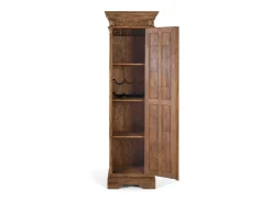 Mueble bar con puerta frontal fabricado en madera de mango