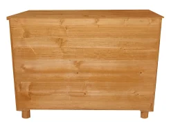 Mueble botellero, armario para vino de madera, L.90 x P. 32 x A. 69 cm, Natural - RIOJA