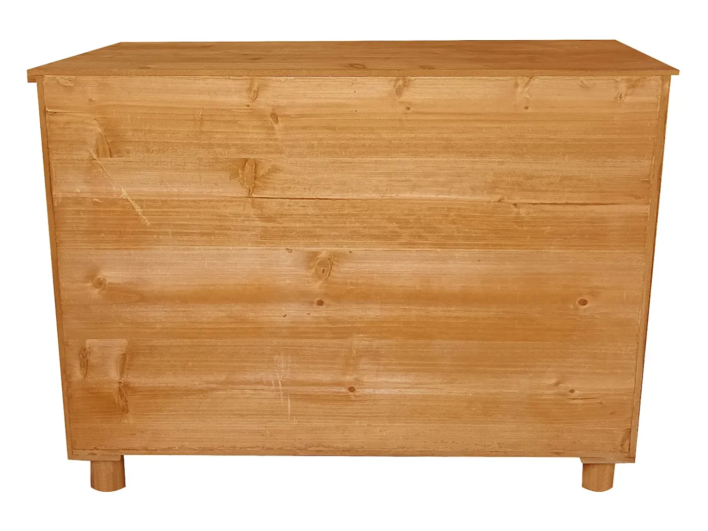 Mueble botellero, armario para vino de madera, L.90 x P. 32 x A. 69 cm, Natural - RIOJA