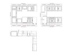 Mueble cocina Porto sonoma gris 14 pzas madera contrachapada