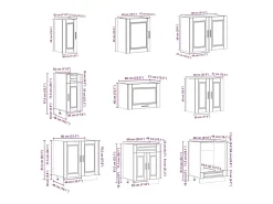 Mueble cocina Porto sonoma gris 14 pzas madera contrachapada