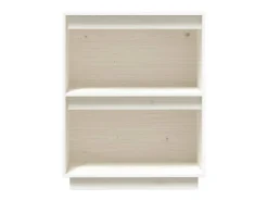 Mueble consola Blanco 60x34x75 cm Madera maciza de pino