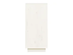 Mueble consola Blanco 60x34x75 cm Madera maciza de pino