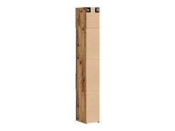 Mueble de almacenaje antiguo de madera 30x42,5x225 cm madera reconstituida