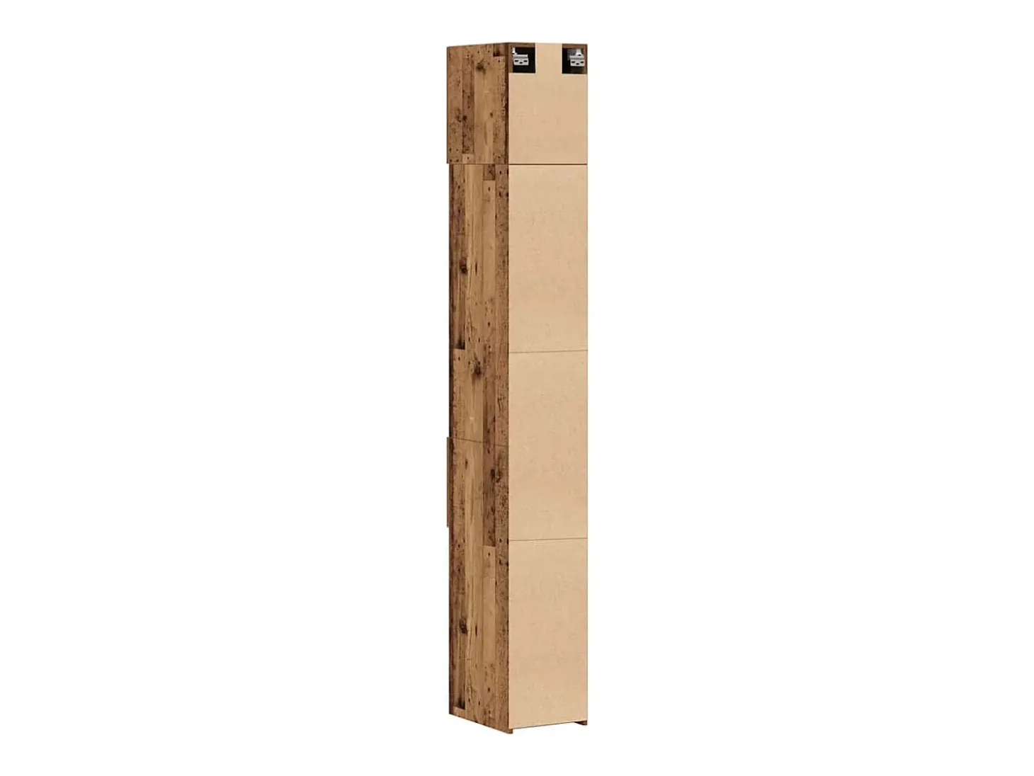 Mueble de almacenaje antiguo de madera 30x42,5x225 cm madera reconstituida