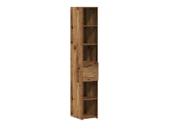 Mueble de almacenaje antiguo de madera 30x42,5x225 cm madera reconstituida