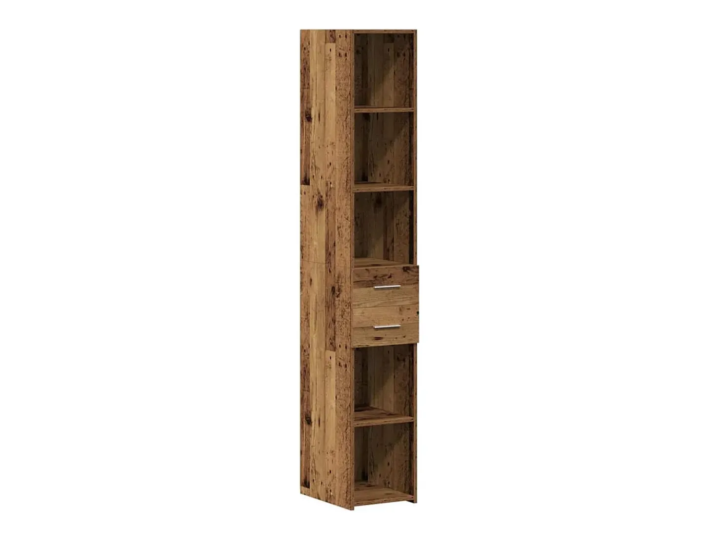 Mueble de almacenaje antiguo de madera 30x42,5x225 cm madera reconstituida