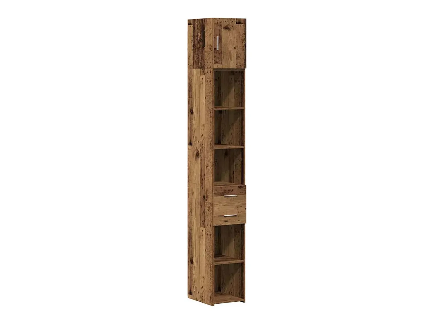 Mueble de almacenaje antiguo de madera 30x42,5x225 cm madera reconstituida