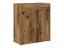 Mueble de almacenaje de madera antigua 80x42,5x93,5 cm en madera de ingeniería