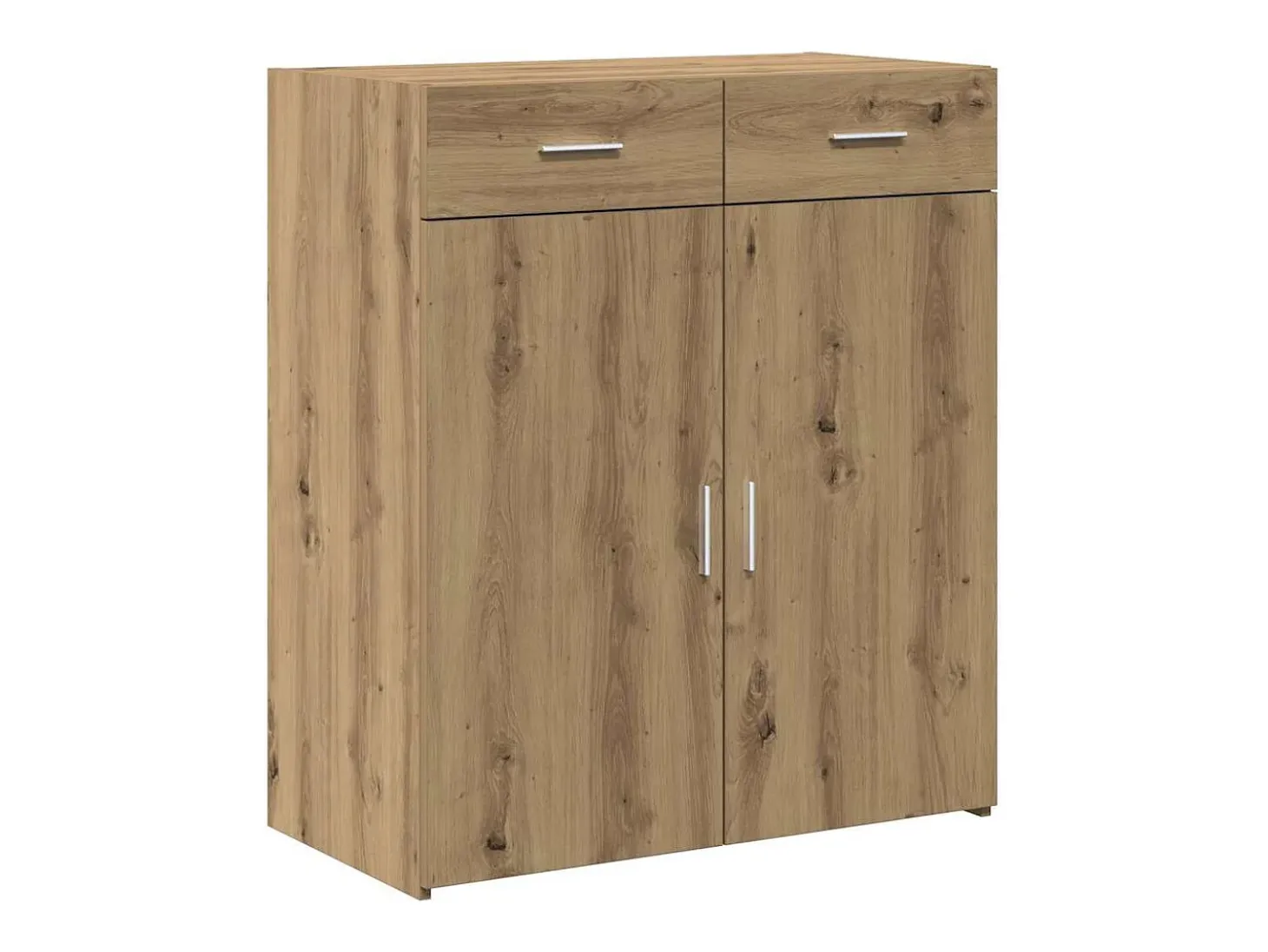 Mueble de almacenaje de roble 80x42,5x93,5 cm Madera de ingeniería