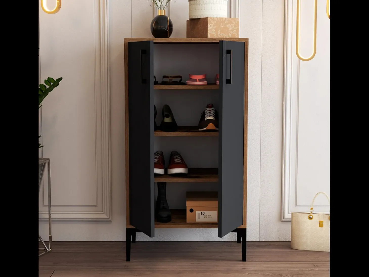 Mueble de almacenaje estilo industrial YANKA