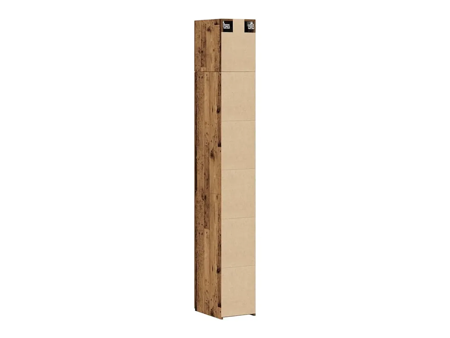 Mueble de almacenaje estrecho Madera vieja 30x42,5x225 cm Madera de ingeniería