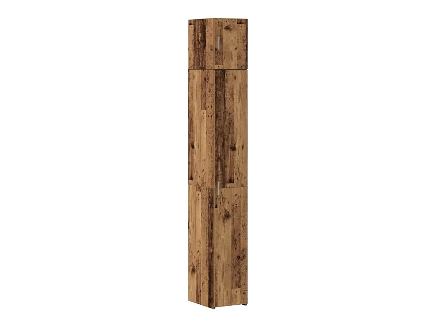 Mueble de almacenaje estrecho Madera vieja 30x42,5x225 cm Madera de ingeniería