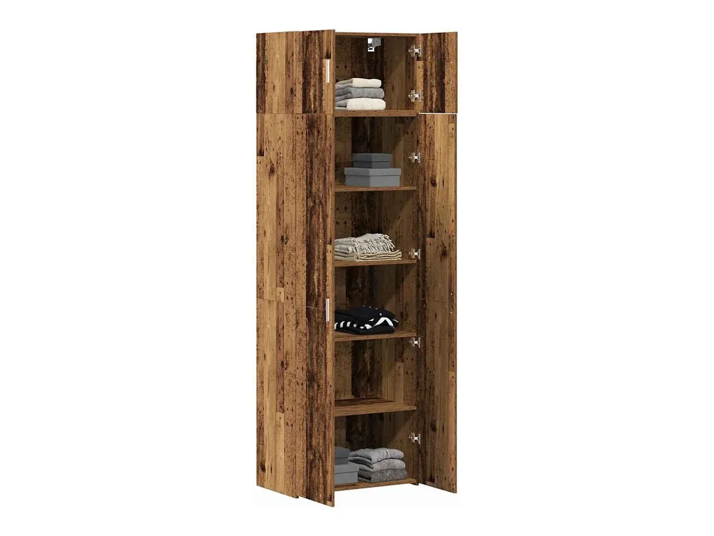 Mueble de almacenaje Madera antigua 70x42,5x225 cm Madera de ingeniería