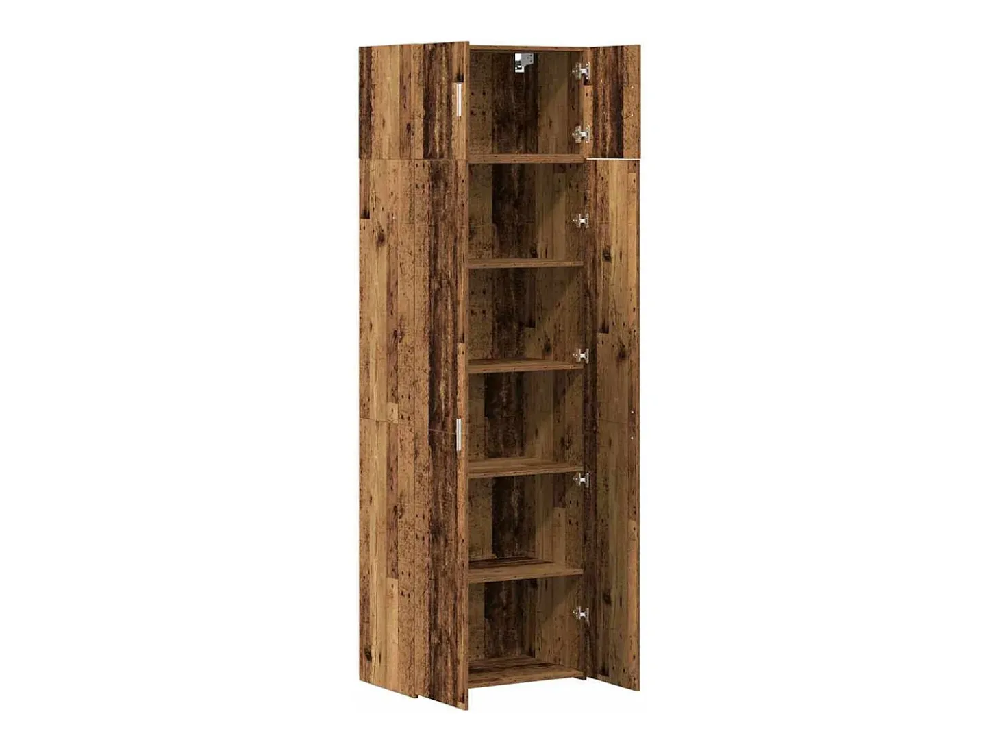 Mueble de almacenaje Madera antigua 70x42,5x225 cm Madera de ingeniería