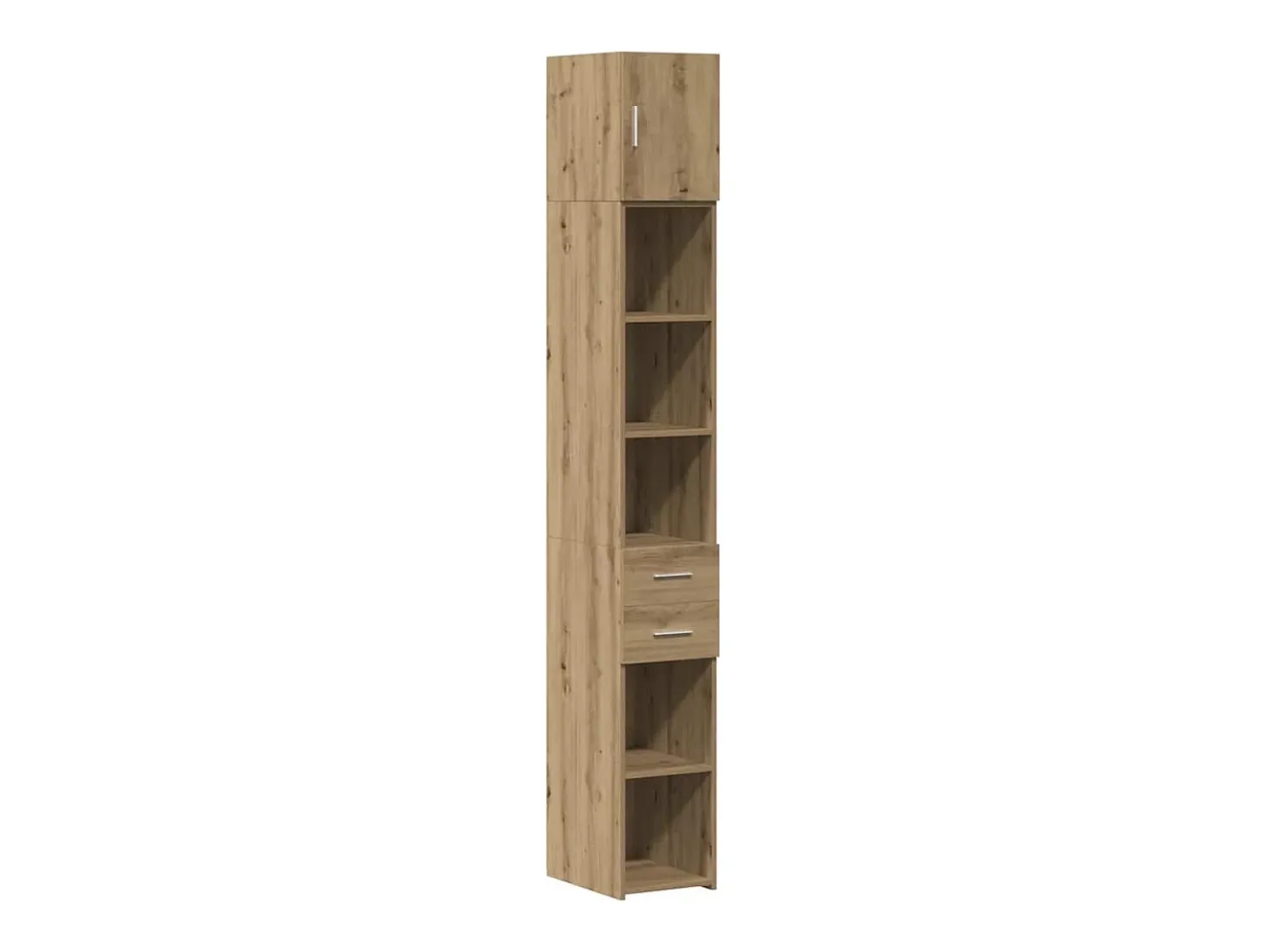 Mueble de almacenaje Slim Roble artesanal 30x42,5x225 cm Madera de ingeniería