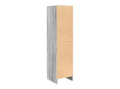 Mueble de almacenaje Sonoma gris 31,5 x 32 x 124 cm