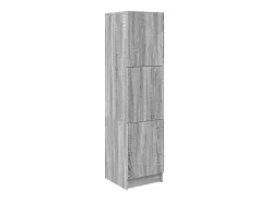 Mueble de almacenaje Sonoma gris 31,5 x 32 x 124 cm