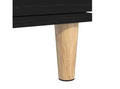Mueble de Almacenamiento con cajón Roble Negro 60 x 35 x 70 cm
