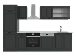 Mueble de cocina antracita casa de campo/antracita 300x60x81.6 r-line