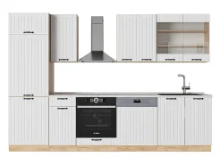 Mueble de cocina blanco casa de campo 300x60x81.6 fame-line