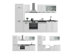 Mueble de cocina casa de campo blanca/blanca 300x60x81.6 r-line