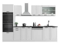 Mueble de cocina casa de campo blanca/blanca 300x60x81.6 r-line