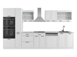 Mueble de cocina casa de campo blanca/blanca 350x60x81.6 r-line
