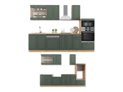 Mueble de cocina green-gold country/gold power roble 300x60x81.6 fame-line