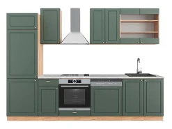 Mueble de cocina green-gold country/gold power roble 300x60x81.6 fame-line